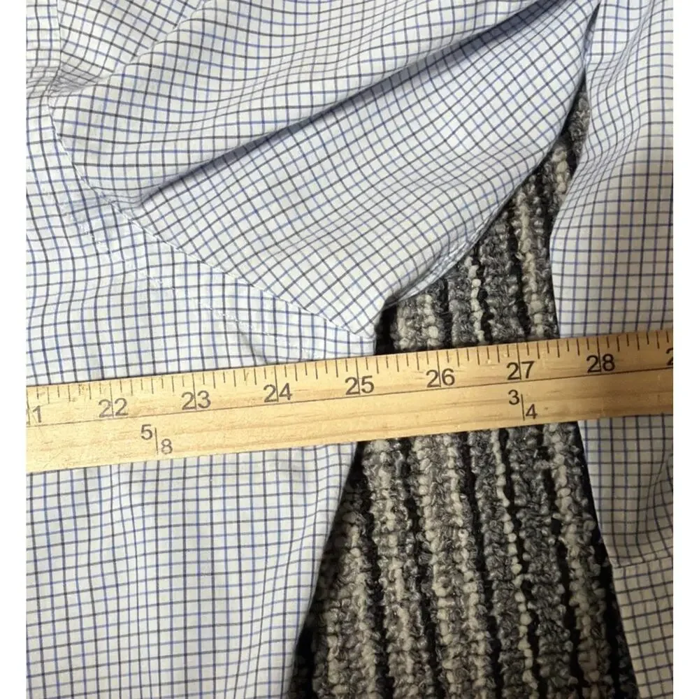 Vtg 90s Polo By Ralph Lauren Alcott Shirt Mens Large 16.5 Blue White Stripe